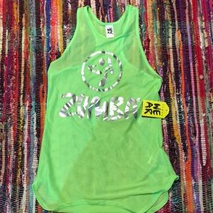 ZUMBA razor back tank